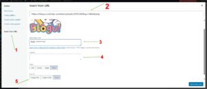 Image link settings